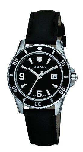 Foto Wenger 70365 - Reloj de mujer de cuarzo, correa de piel color negro