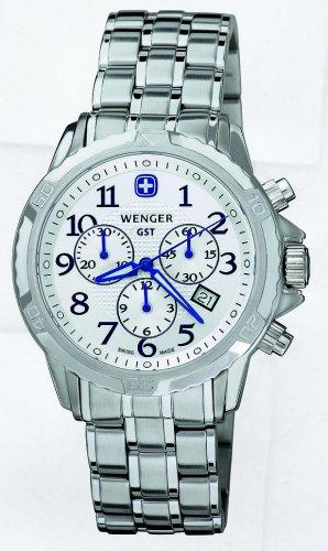 Foto Wenger 78259 - Reloj de caballero de cuarzo, correa de acero inoxidable color plata