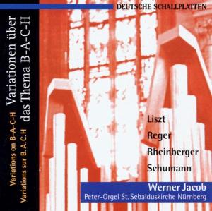 Foto Werner Jacob: Variationen Über B-A-C-H CD