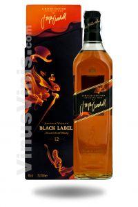 Foto Whisky Johnnie Walker Black Label 12 Años Striding Man Jasper Goodall Limited E