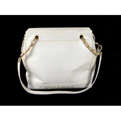 Foto White Chanel Shoulder Tote Bag