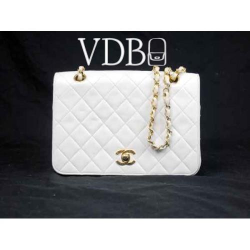 Foto White Classic Flap Chanel Handbag