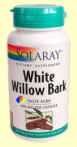Foto White Willow Back - Sauce Blanco - Solaray - 100 cápsulas [076280016604]