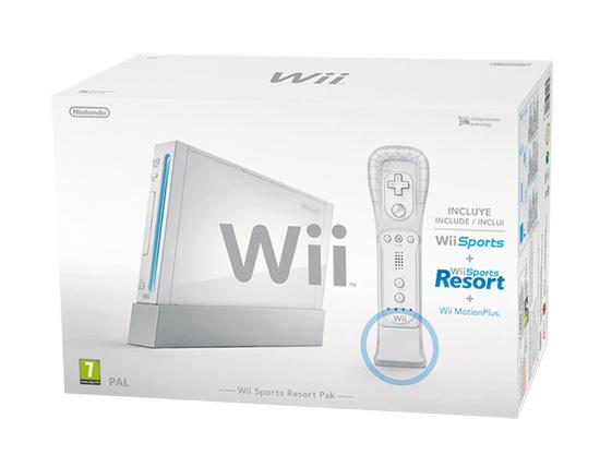 Foto Wii Consola Blanca + Juego Wii Sports+Juego Wii Sport Resort+ Wii Motion Plus