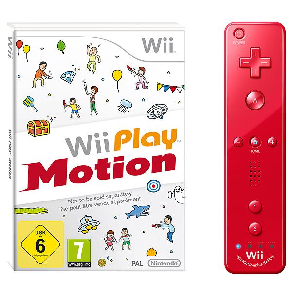 Foto Wii Play Motion + Remote rojo