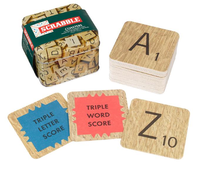 Foto Wild And Wolf Scrabble Coasters In Tin