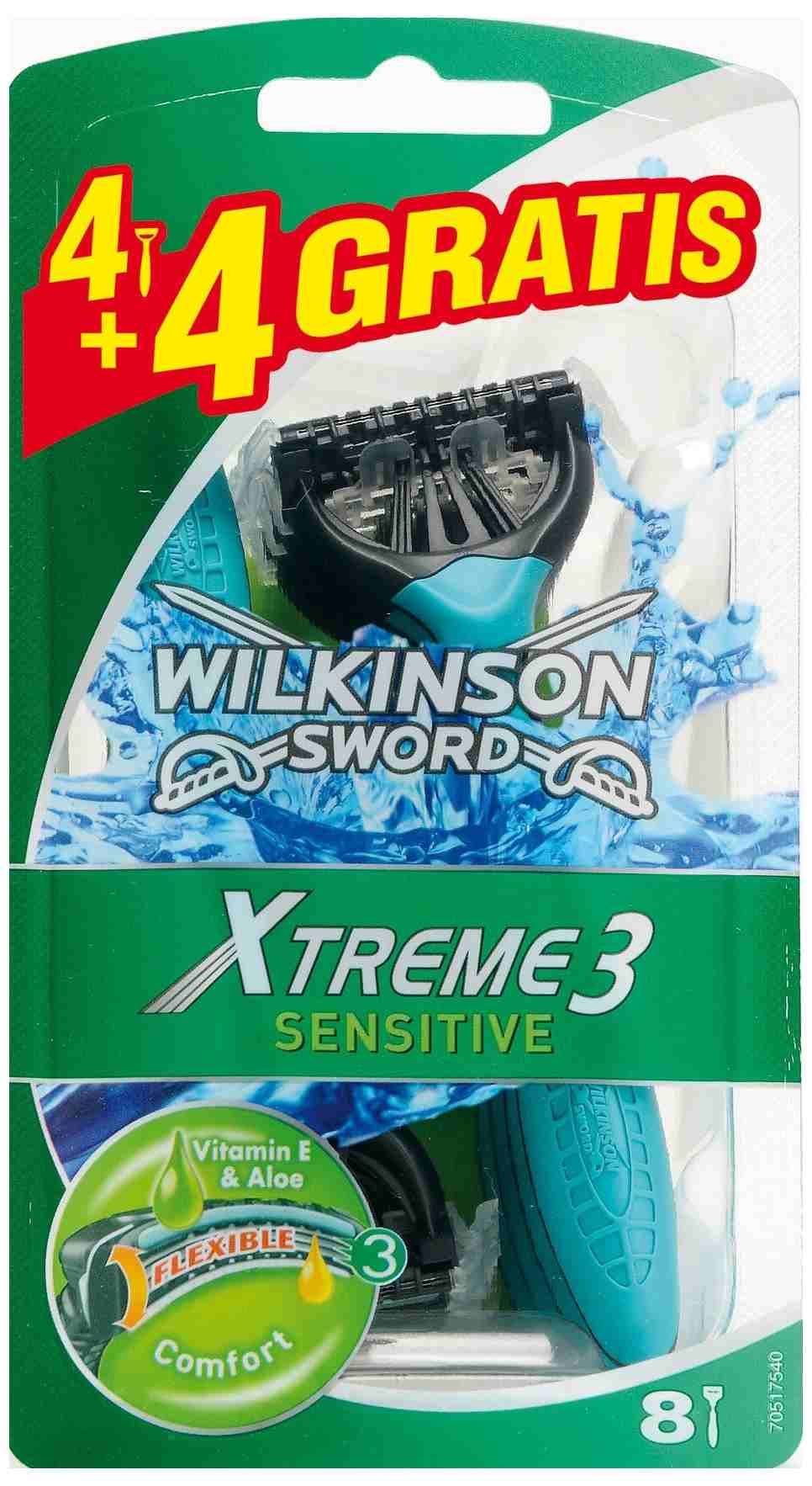 Foto Wilkinson Xtreme3 Comfort Plus Sensitive Maquinilla Des