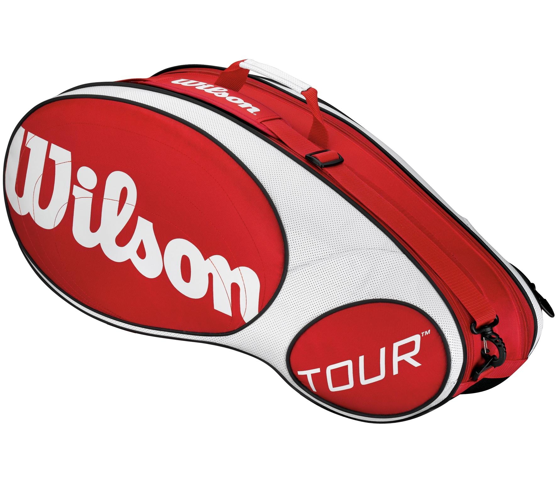 Foto Wilson - Raquetero Tour 6 rojo/blanco