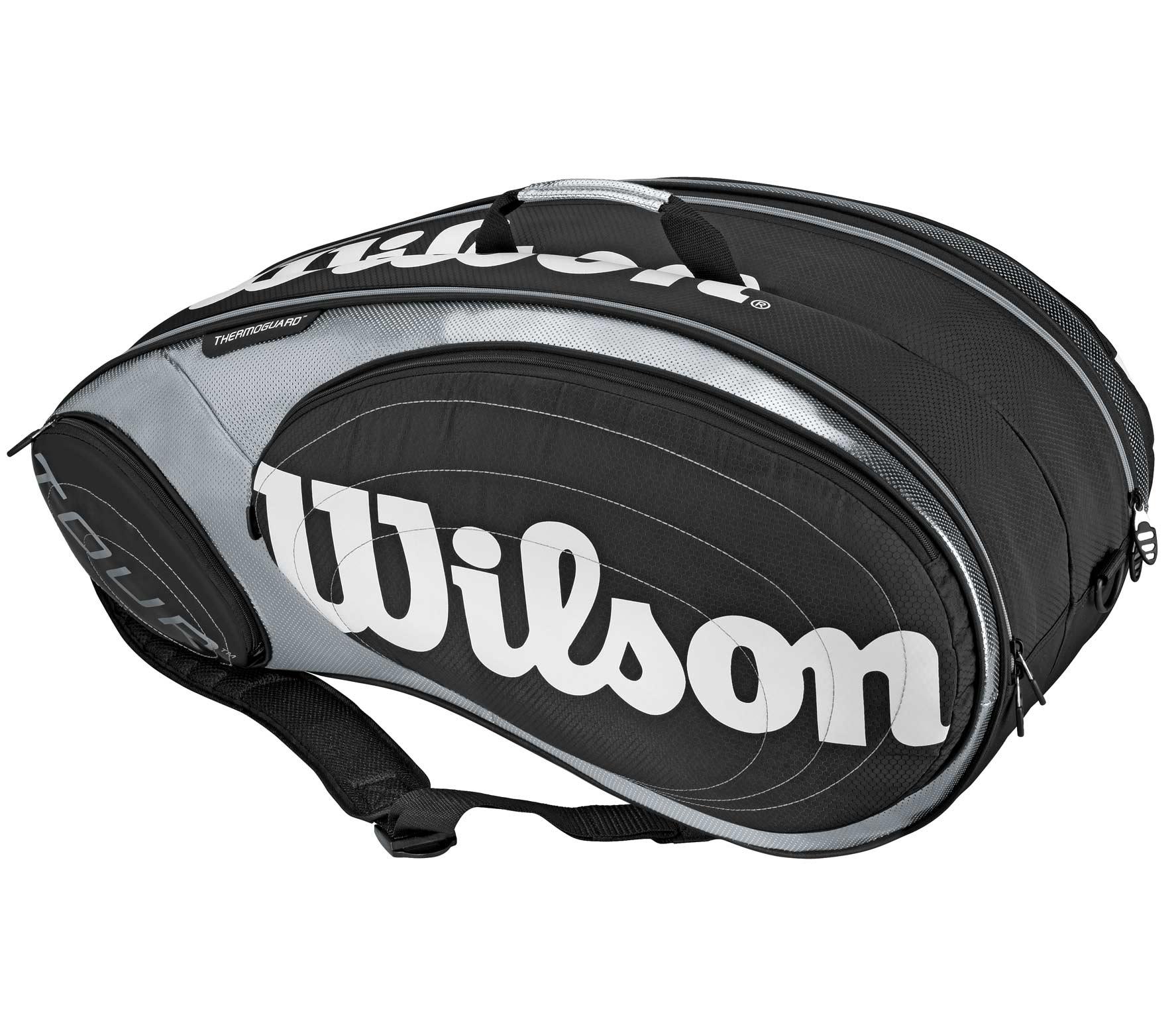 Foto Wilson - Raquetero Tour 9 Racket Bag negro/plata