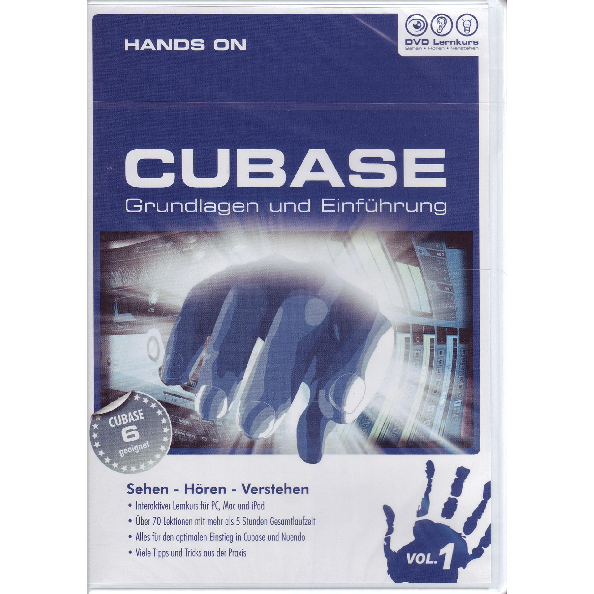 Foto Wizoo Hands on Cubase Vol.1 - Grundlagen & Einführung, DVD