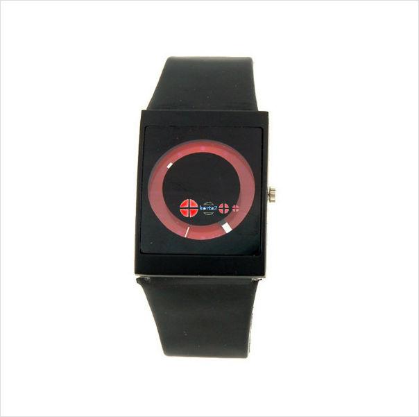 Foto Wmg9468 stylsih special ring-shape dial wrist watch (red)