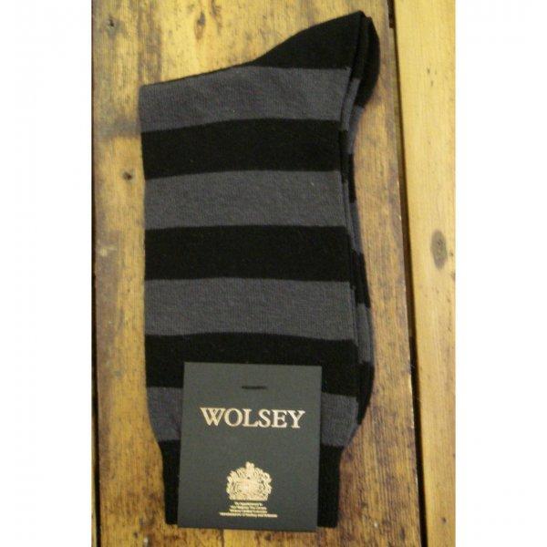 Foto Wolsey Block Stripe Bamboo Socks, Black