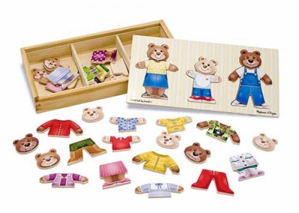 Foto Wooden Bear Family Puzzle
