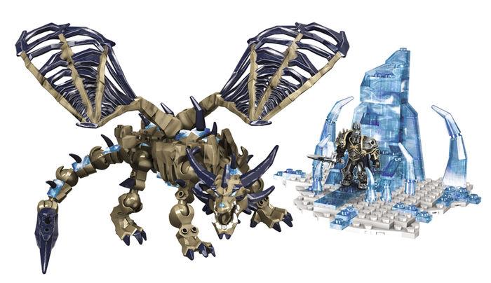 Foto World Of Warcraft Mega Bloks Kit De ConstruccióN Arthas & Sindragosa