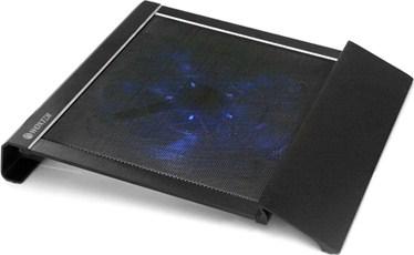 Foto Woxter Notebook Cooling Pad 2700 Aluminium 17 Negro Led Azul