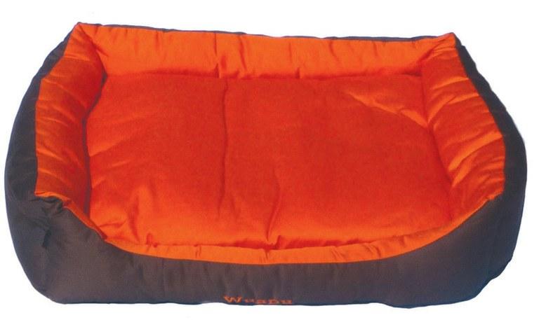 Foto Wuapu cama rect. marron/naranja t.3 60*50