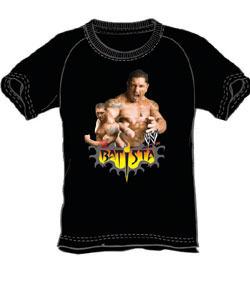Foto Wwe Wrestling T-Shirt Batista Arena Black Size L
