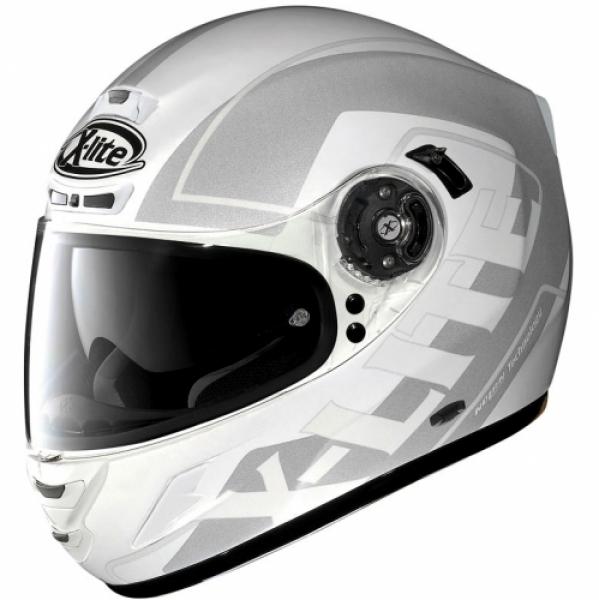 Foto X-Lite X-702 Hawk Weiss N-Com Helm L