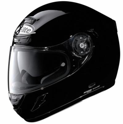 Foto X-Lite X-702 Start Schwarz Glänzend N-COM Integralhelm
