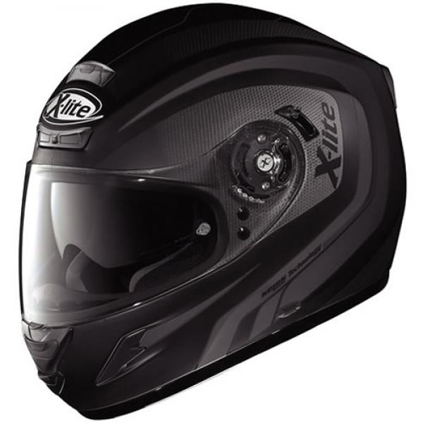 Foto X-Lite X-702 Swift Matt Schwarz 7 N-Com Helm S