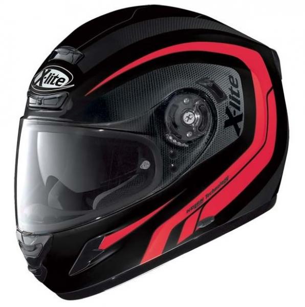 Foto X-Lite X-702 Swift Schwarz Rot 15 N-Com Helm M