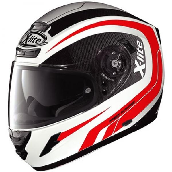 Foto X-Lite X-702 Swift Weiss Nr 5 N-Com Helm M