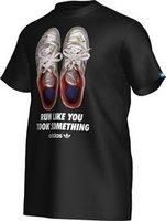 Foto X34441 G TEE RUN CAMISETA NEGRA ZAPATILLAS ADIDAS