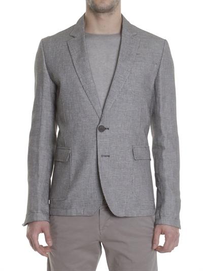 Foto xagon man chaqueta de lino mezclado slim fit