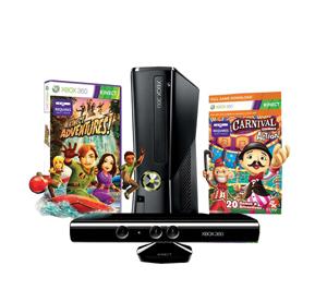 Foto Xbox 360 4Gb + Kinect + Carnival