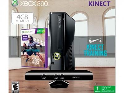 Foto Xbox 360 4gb + Kinect + Juego Kinect Advertures Y Juego Kinect Training Nueva
