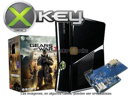 Foto Xbox 360 Slim 250gb + X360key + Gears Of War 3