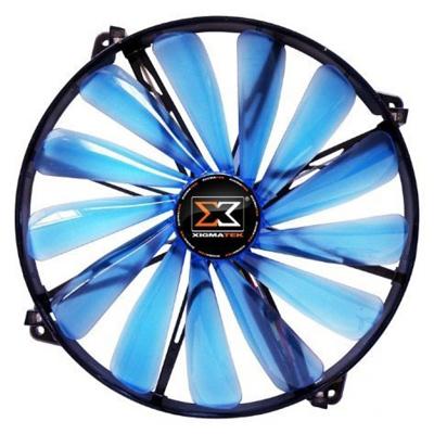 Foto Xigmatek CFS-C2FES-U03 - blue 200mm white led fan