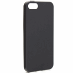 Foto Xqisit® Carcasa Flexcase Para Iphone 5 Negro