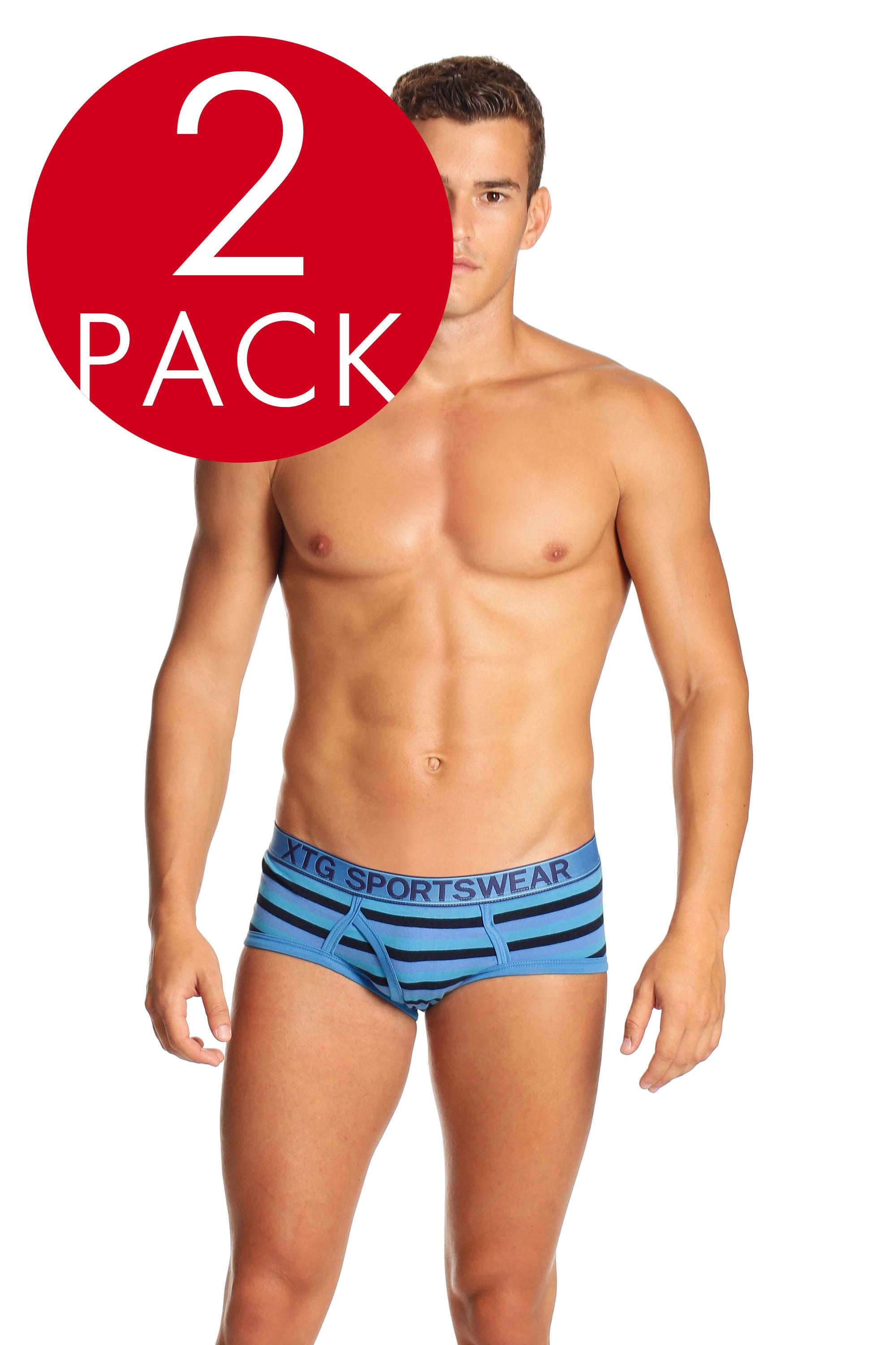 Foto Xtg - Extreme Game 2 Pack Combi Brief Azul