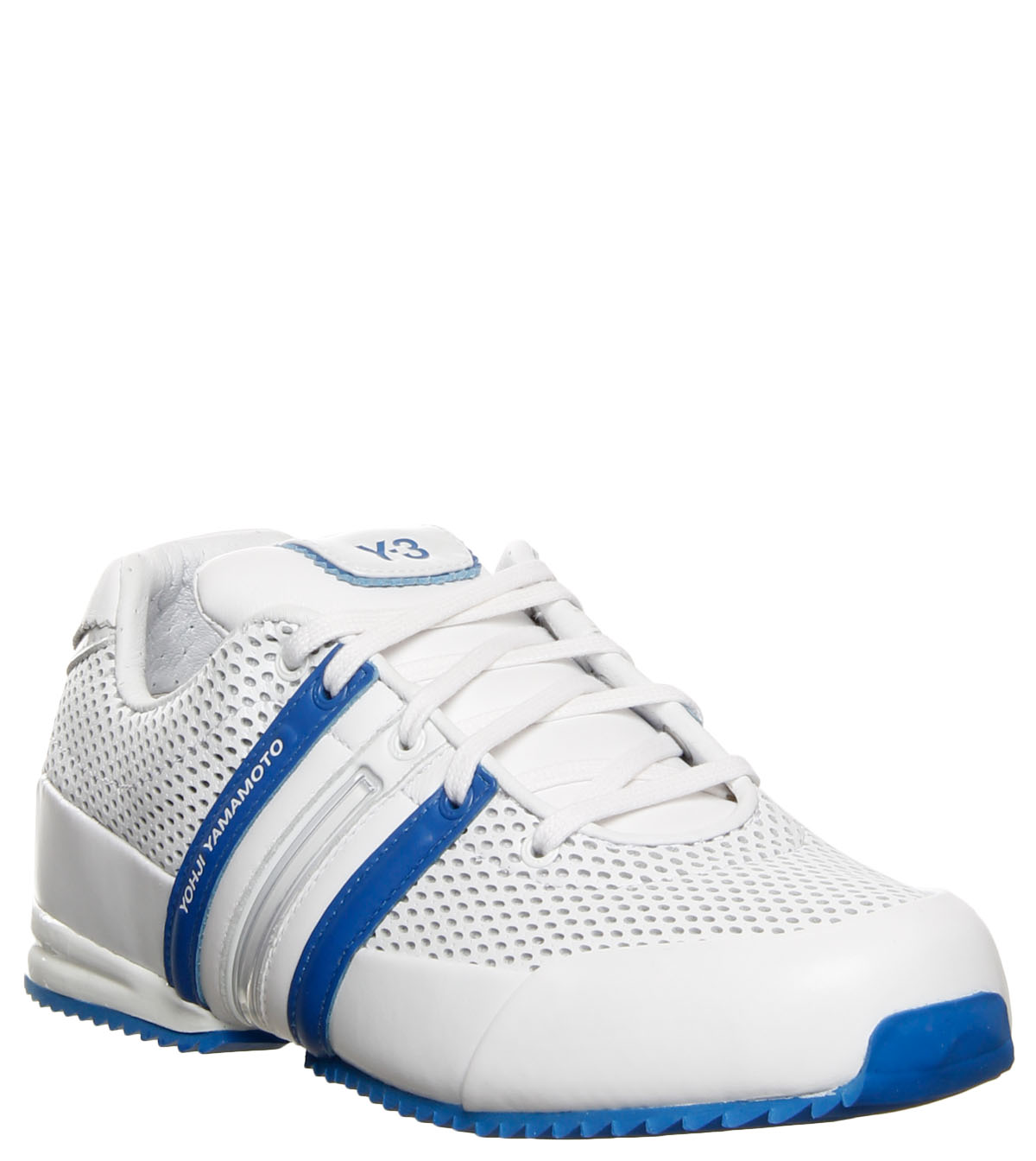 Foto Y–3 White Sprint Leather Trainer-UK 8 1/2