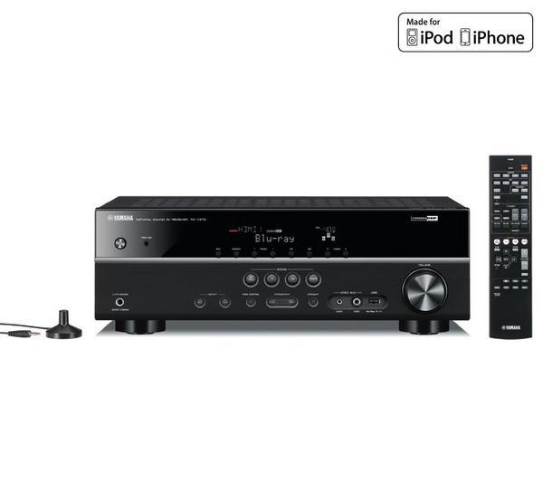 Foto Yamaha Amplificador audio/video RX-V373 - negro Sistema 5.1, Dock iPod/iPhone, HDMI, USB