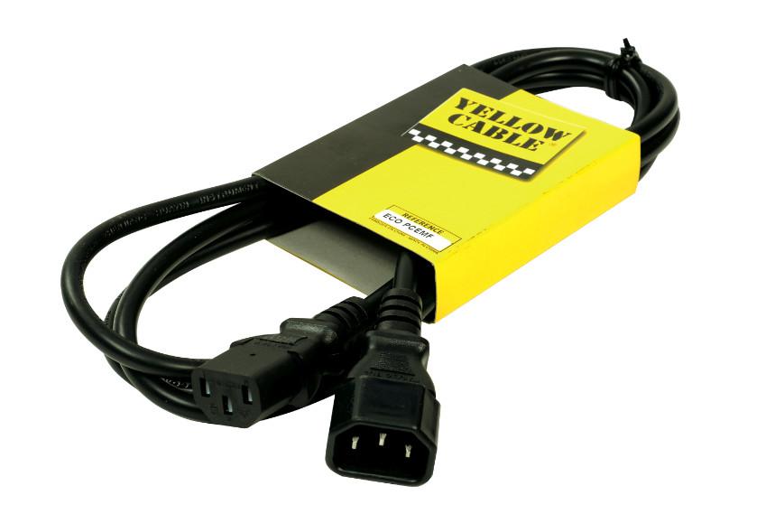 Foto Yellow Cable Pcemf Grounded Extension Power Cord