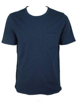 Foto YMC Moon Print Reversible T Shirt - Navy
