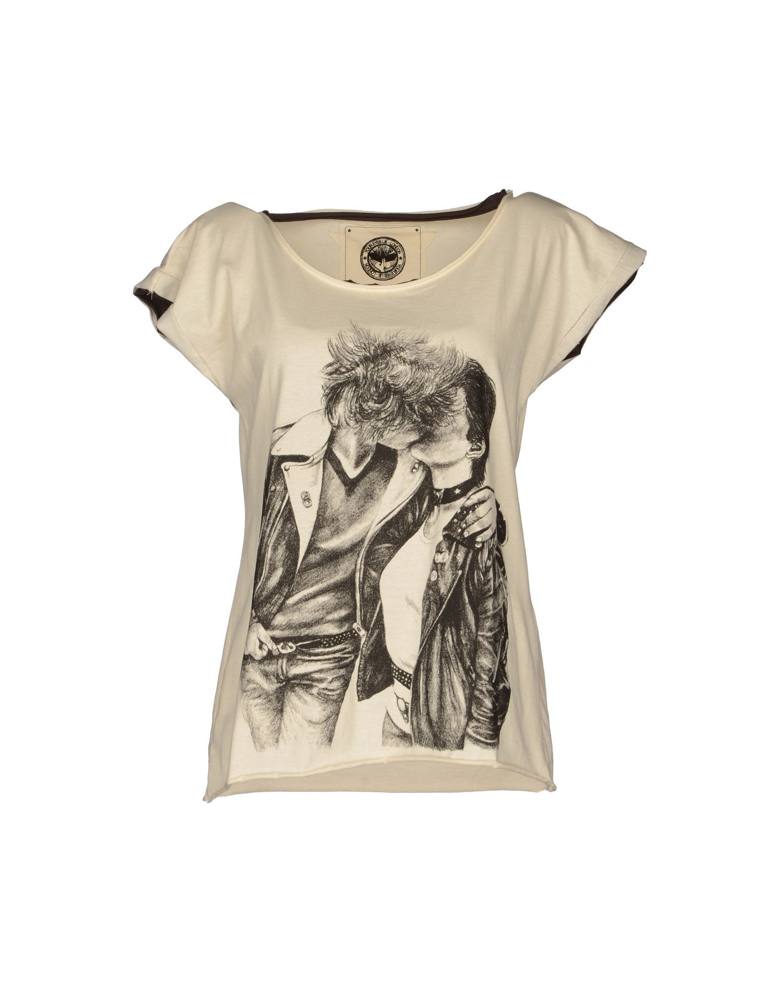Foto Your Eyes Lie Camisetas De Manga Corta Mujer Marfil