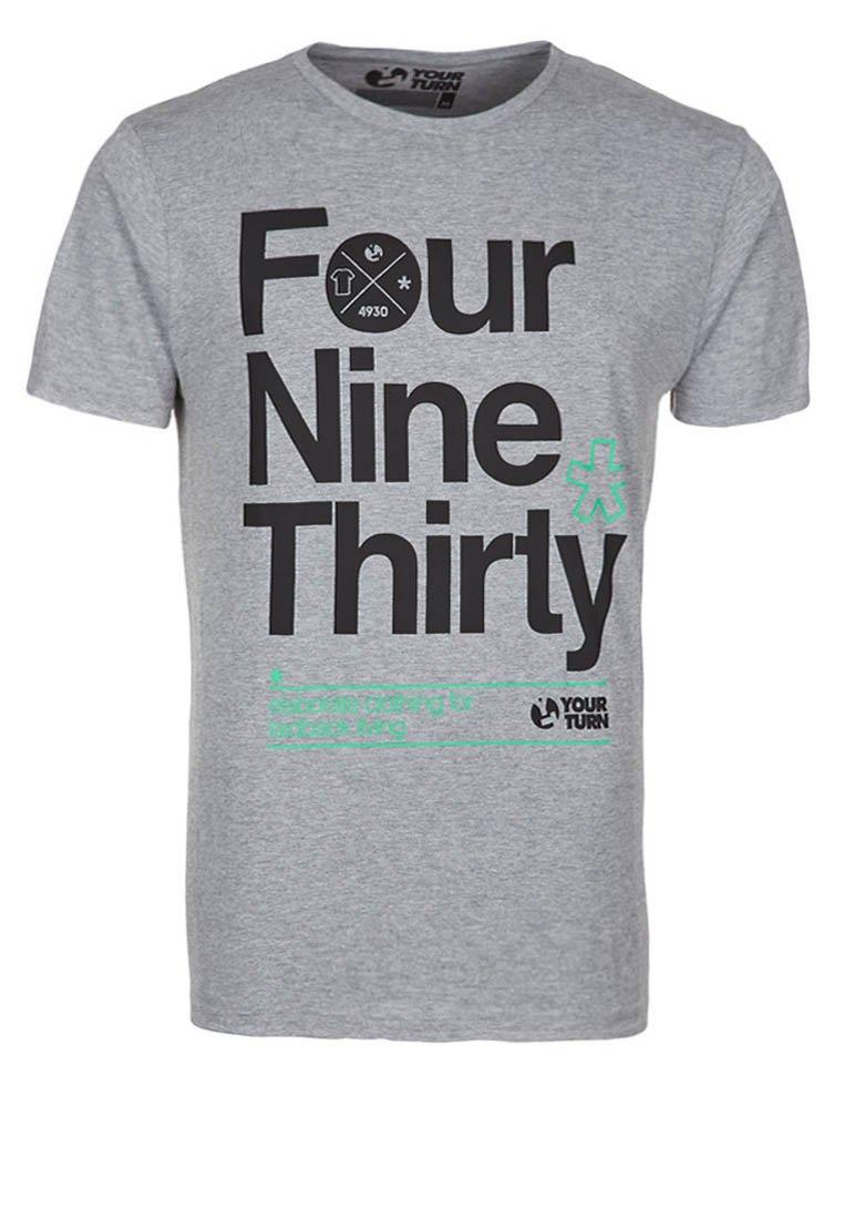 Foto YOUR TURN Camiseta print gris