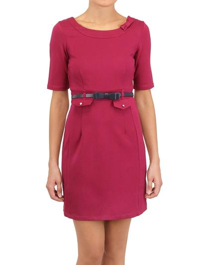 Foto yumi belted structured jersey dress