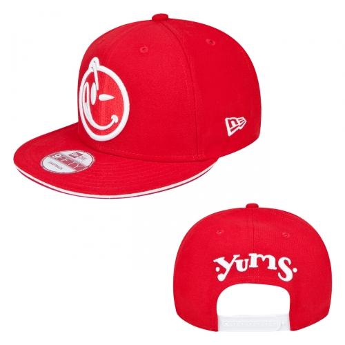 Foto Yums Classic Snapback Cap Red/White
