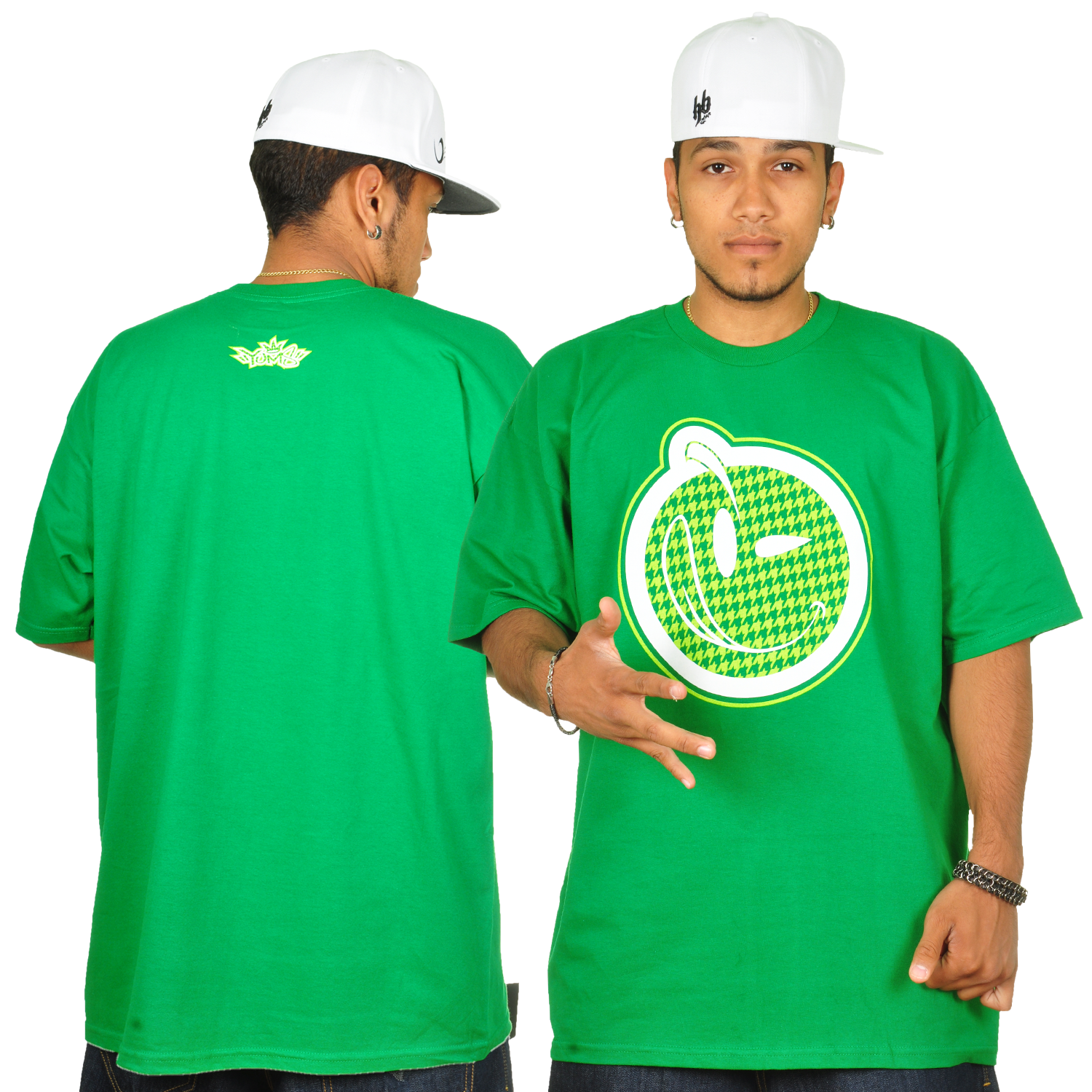 Foto Yums Hounda Stoof T-shirt Verde
