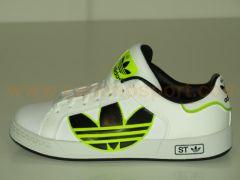 Foto zapatilla adidas skate para niños trefoil st j blanco/negro (g51363)