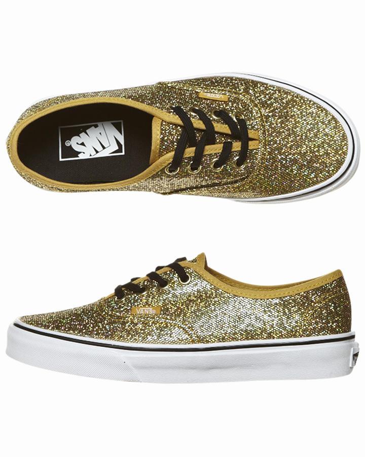 Foto Zapatilla Authentic De Vans - Glitter Gold Micro Dots