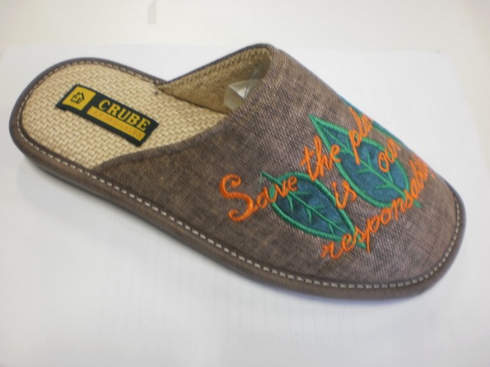 Foto Zapatilla de mujer marrón crube nº 40 (mod. 735)