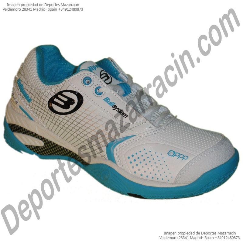 Foto Zapatilla de padel bitter (mujer) 2012 bullpadel blanco-celeste (se