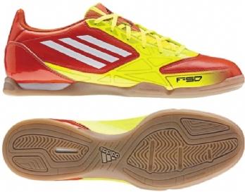 Foto Zapatilla F50 Naranja Futbol Sala Hombre - Short - Adidas - Tallas: 42,43m,42,42m,42,42m,42m,41m,43m,43m,43m,44,44,45,45,
