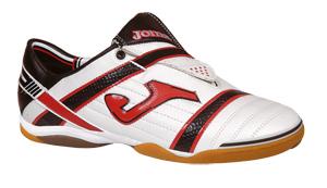 Foto Zapatilla futbol sala joma numero 10 blanca negra roja