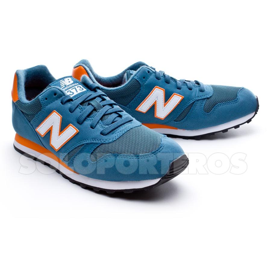 Foto Zapatilla m373azul-naranja